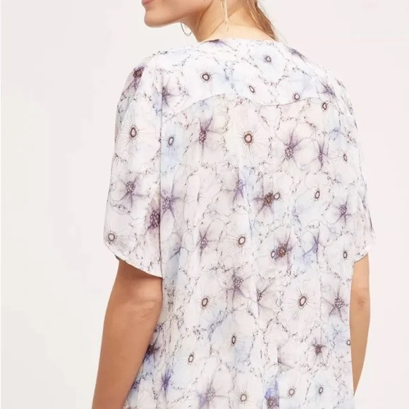 Anthropologie sheer pastel sequin tunic. - Picture 12 of 12